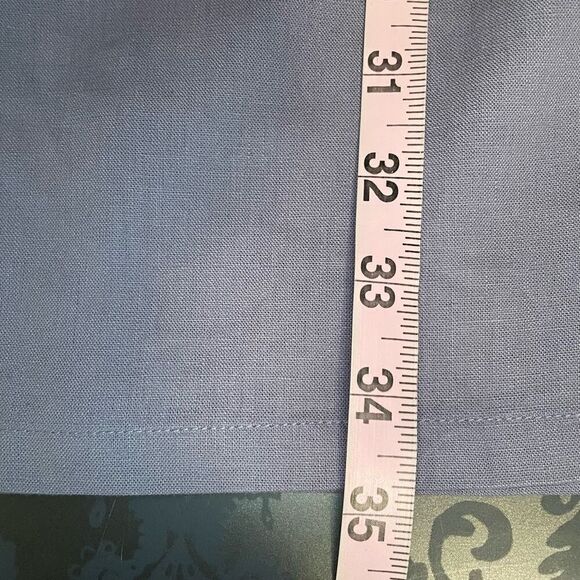 Forever 21 woven Knee Length Dress Blue Size Medium - Picture 9 of 13